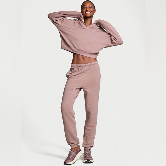 VICTORIA'S SECRET Pink Brushed Modal Fleece Jogger size M mauve NWT in packaging - Picture 6 of 10